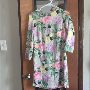 Floral print dress